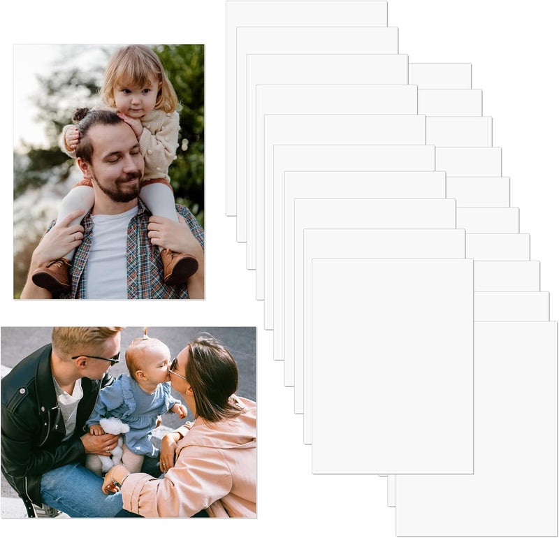 AceSubli 24 PCS Sublimation Metal Photo Blanks 8"x10", Aluminum Sublimation Metal Sign Blank Bulk 0.45mm Aluminum Sheet DIY Photo Frame as Sign Gift Wall Art Home Decor - Image 1